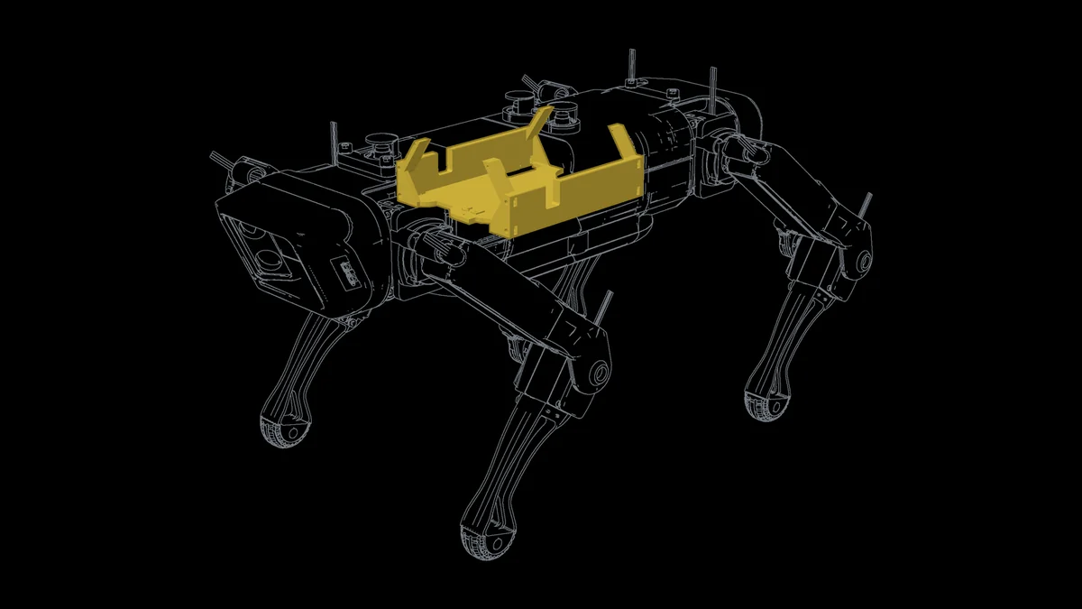 Nova wireframe, chassis highlighted